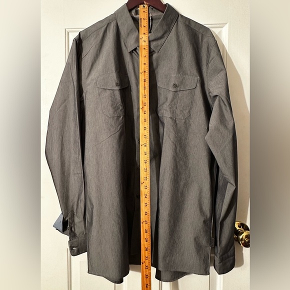 BONTRAGER ADVENTURE COLLECTION Cycling Gray Chambray XL Contrast Cuffs Semi Fit - Picture 14 of 16